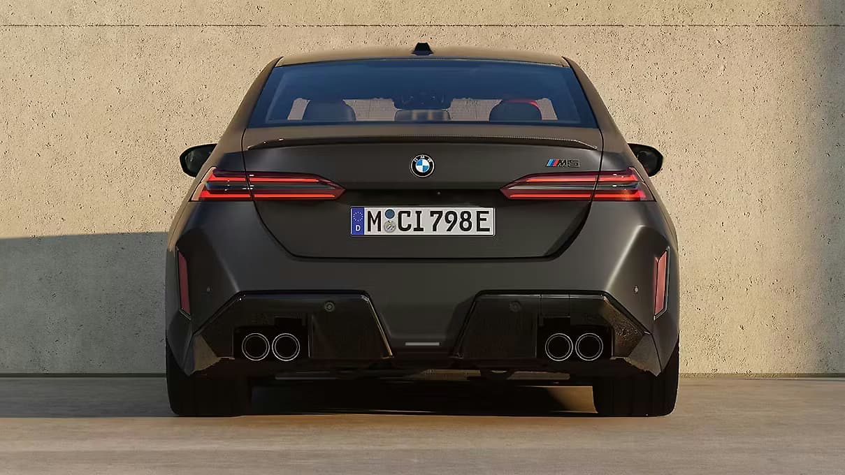 BMW M5 Rear View