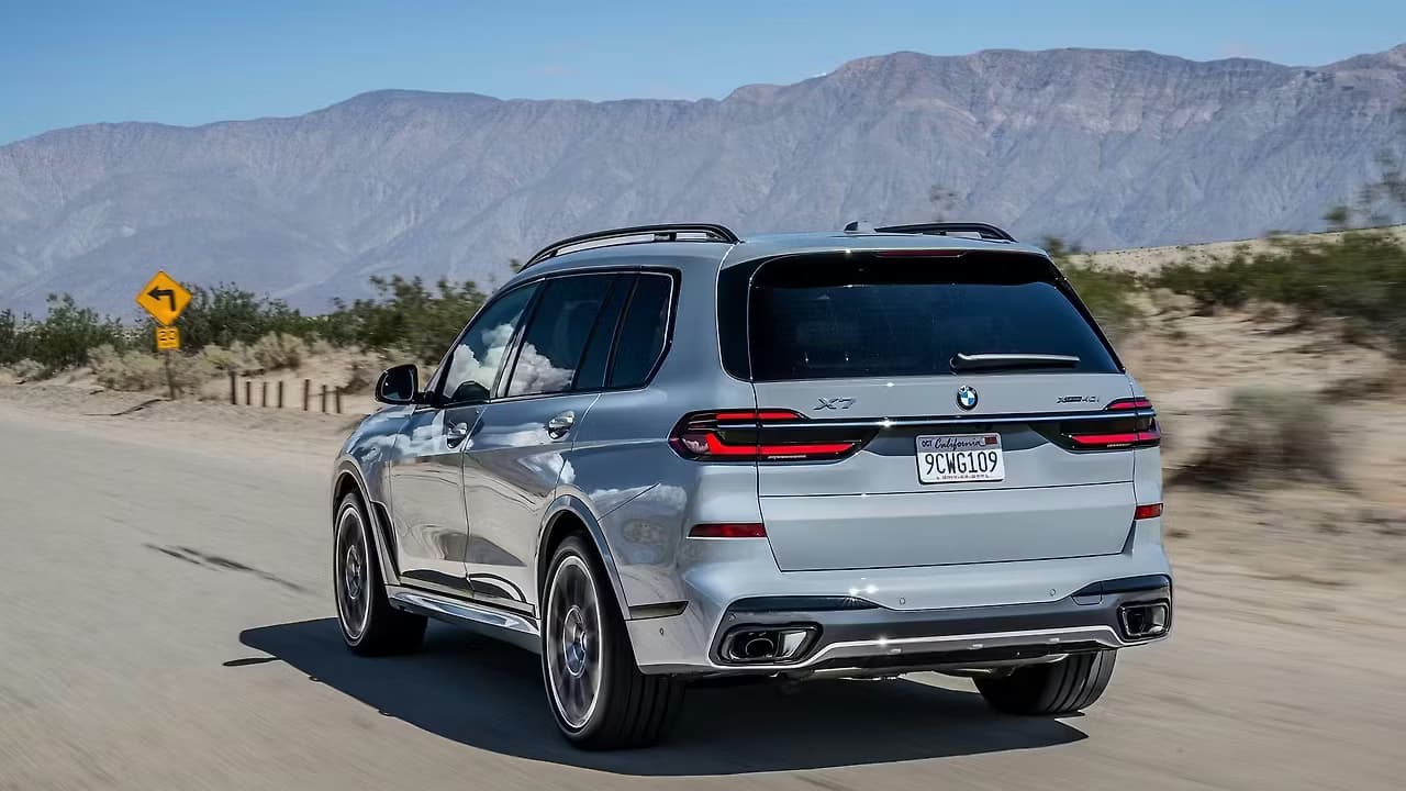 BMW X7 Rear View