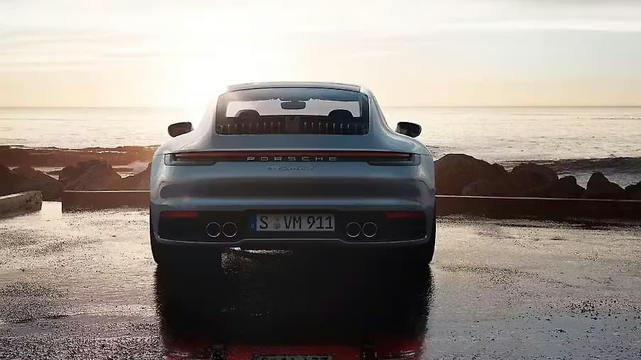 Porsche 911 Rear View