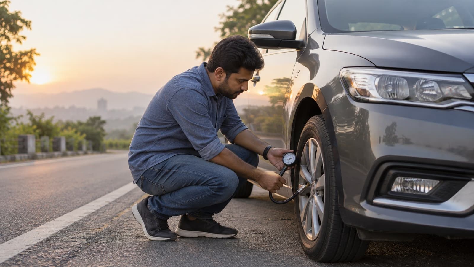 Correct Car Tyre Pressure: Where to Find It and Why the Door Sticker Beats Guesswork