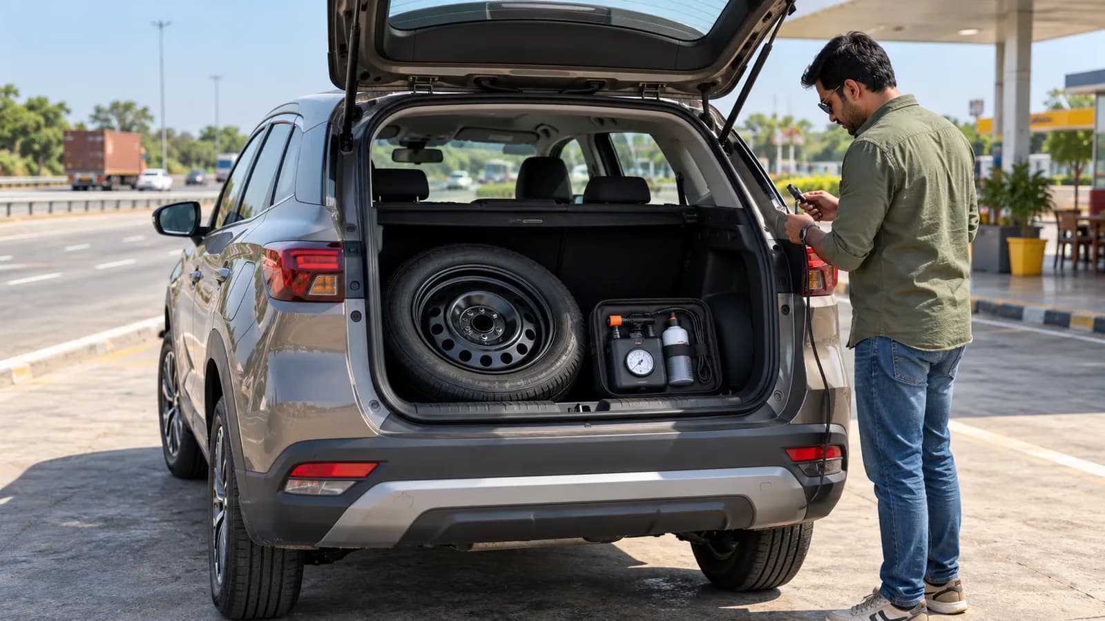 Spare Wheel or Tyre Repair Kit: What to Check Before a Highway Trip