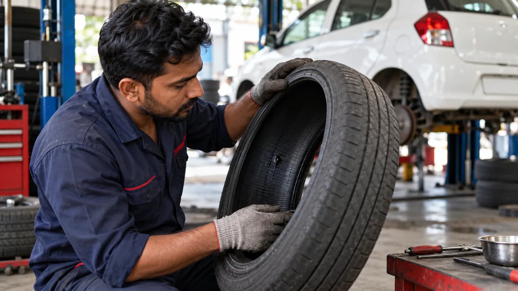 Tyre Puncture Repair: Why a Plug Alone Cannot Clear a Flat-Run Tyre